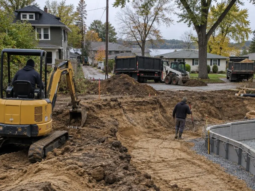 Pool & Hardscape Excavation in Minneapolis, MN