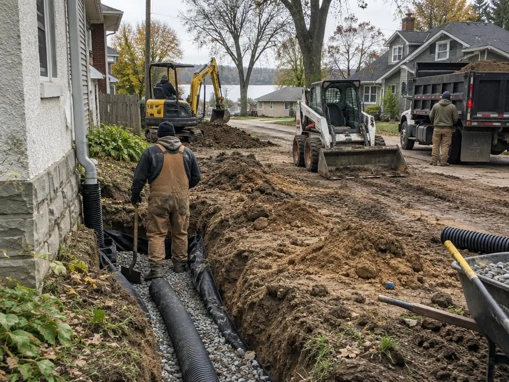 Yard Drainage & Grading in Minneapolis, MN